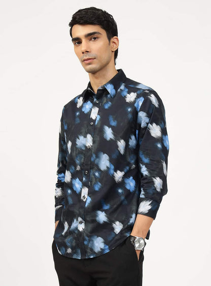 Night Bloom Cotton Shirt