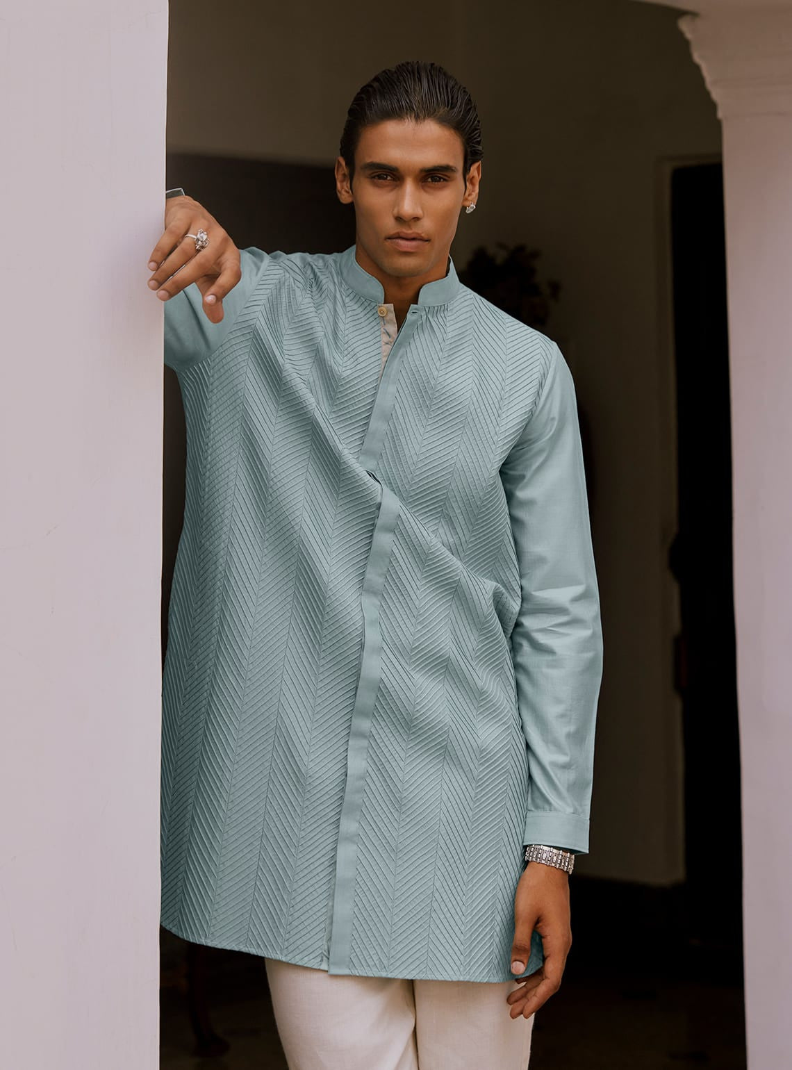 Matsya Cotton-Silk Kurta