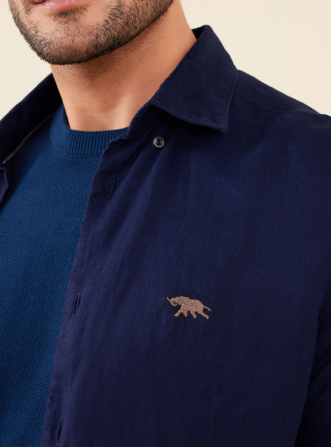 Lapis Linen Shirt