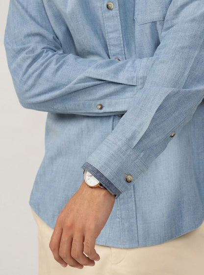 Gull Indigo Cotton Shirt