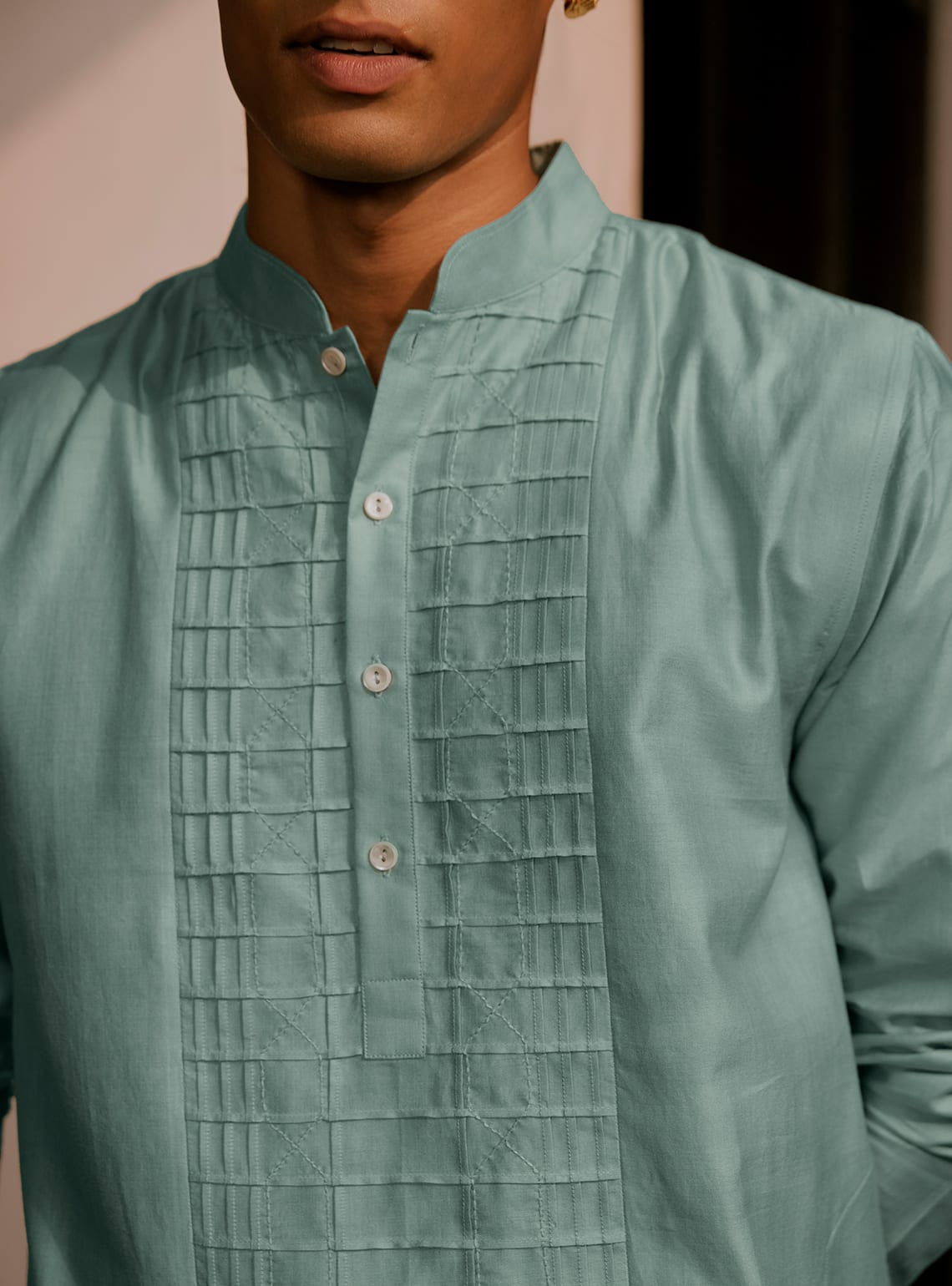 Firoza Cotton-Silk Kurta