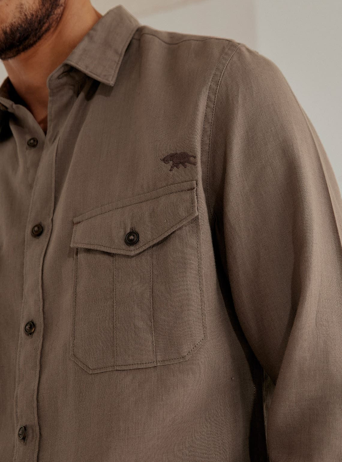 Clay Linen Shirt