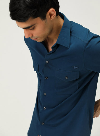 Nile Blue Shirt-Half