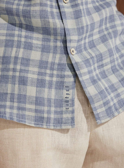 Haze Check Linen