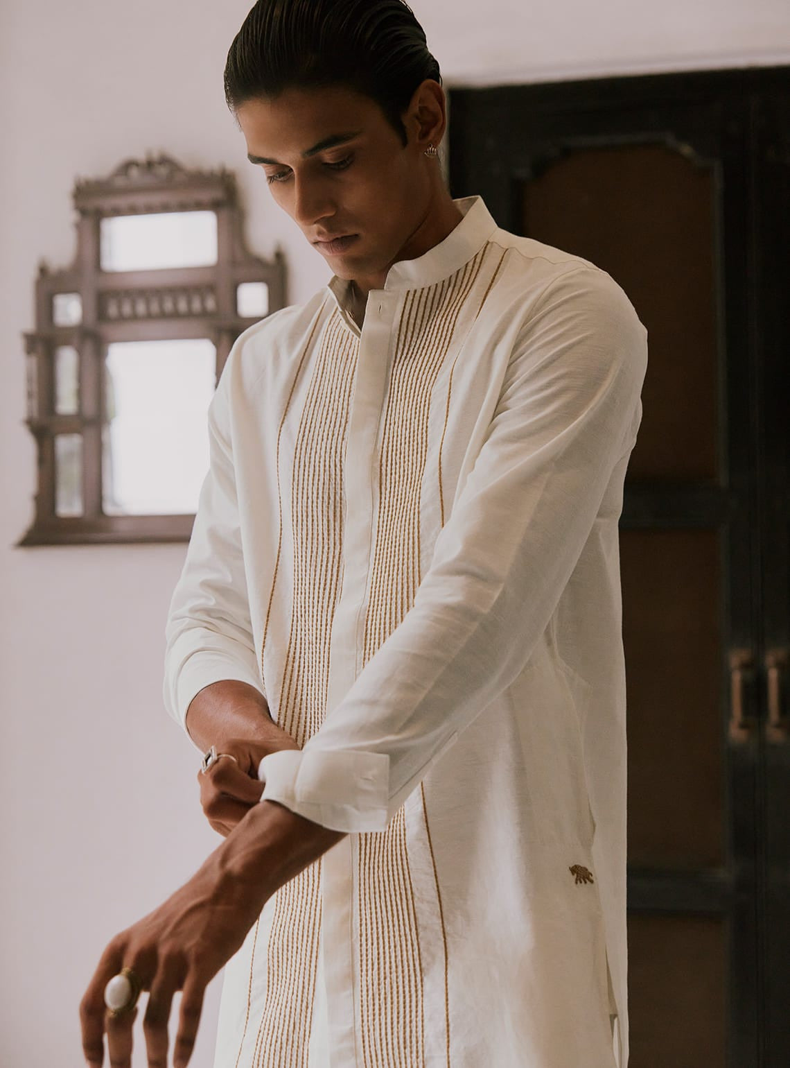 Konark Cotton-Silk Kurta