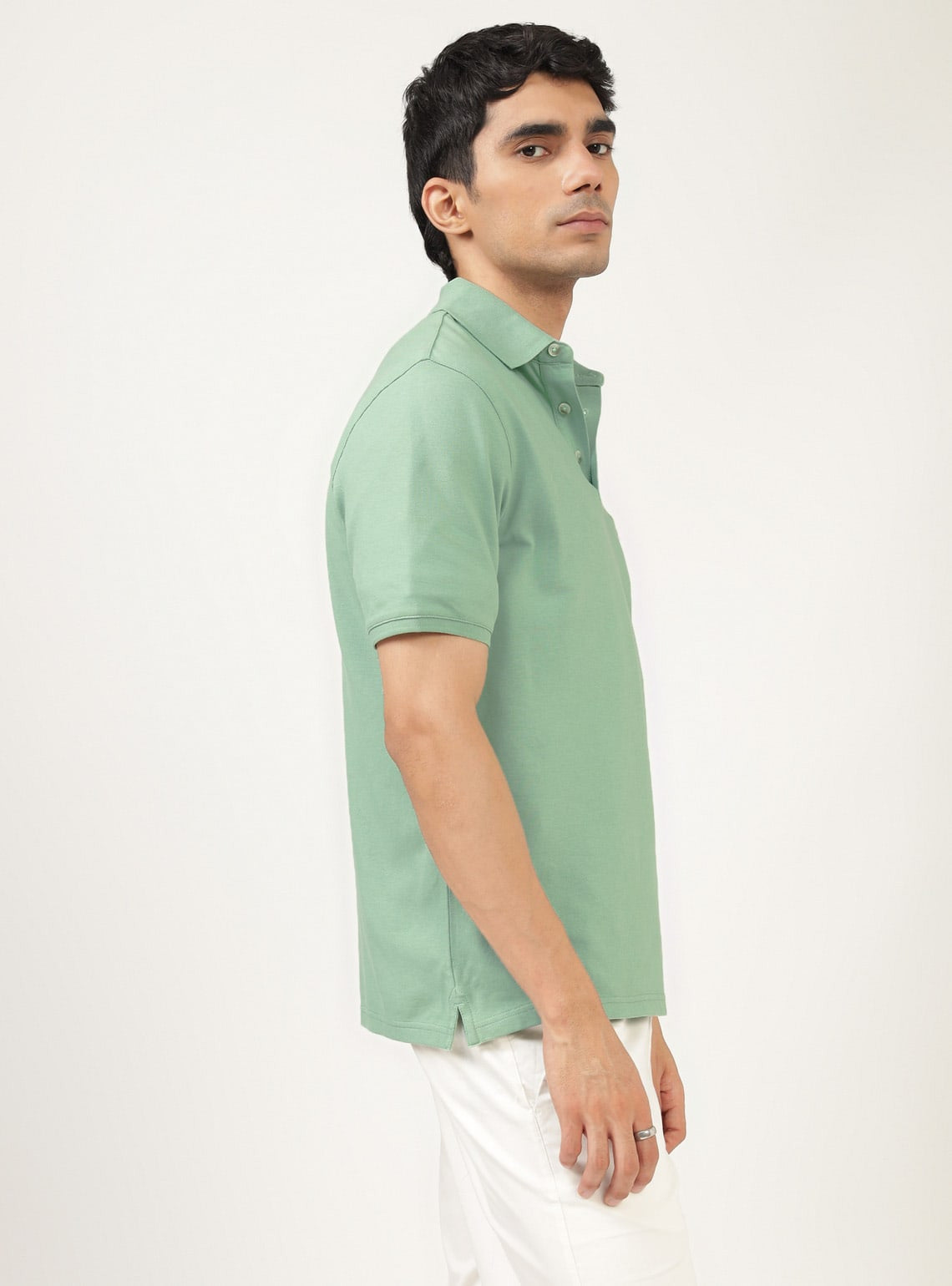 Sea Mist Pique Polo