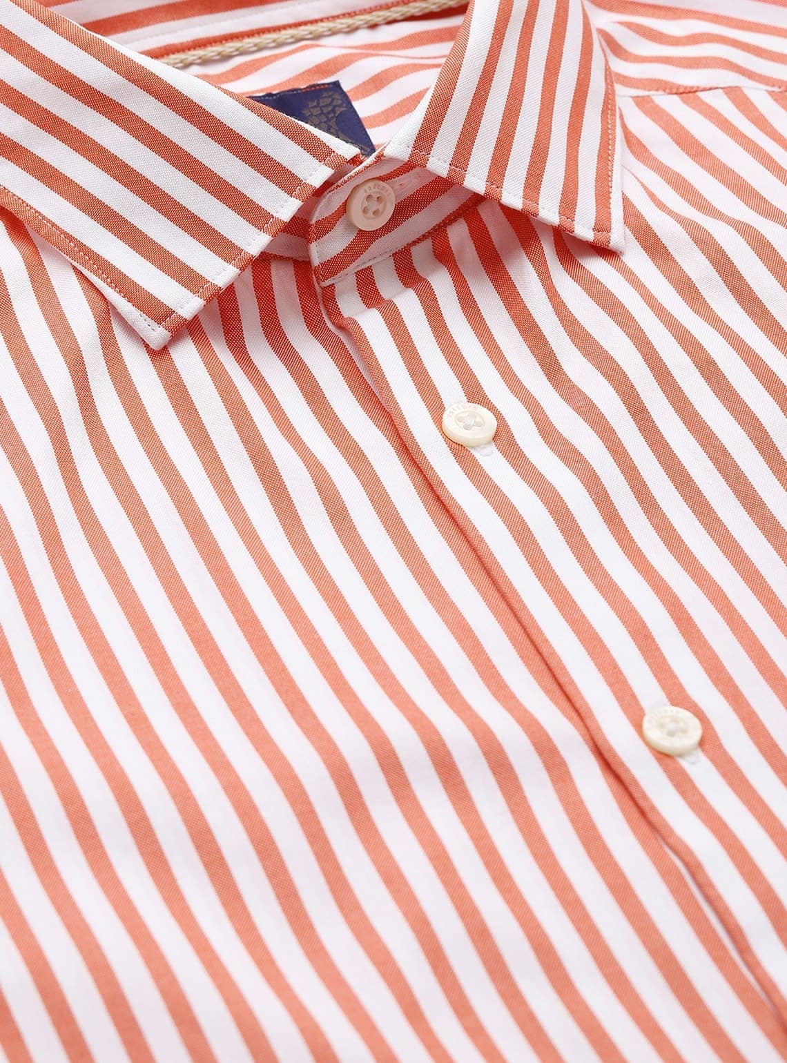 Flamingo Stripe Cotton Shirt