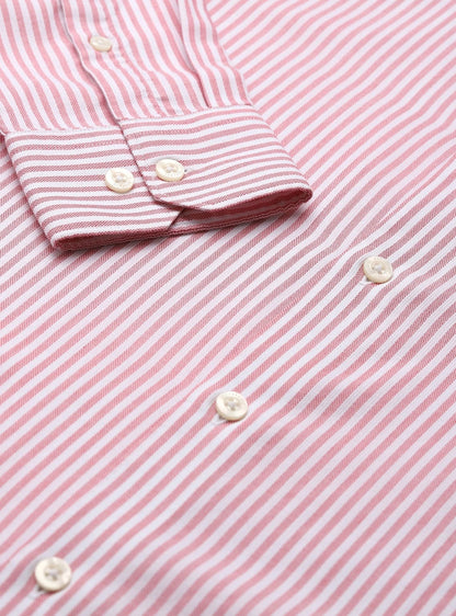 Blossom Stripe Cotton Tencel Shirt