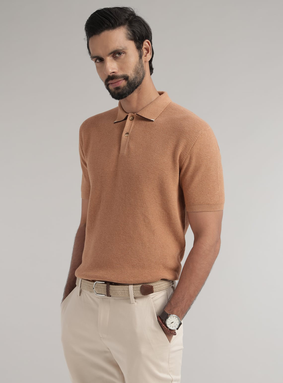 Negroni Cotton Melange Polo