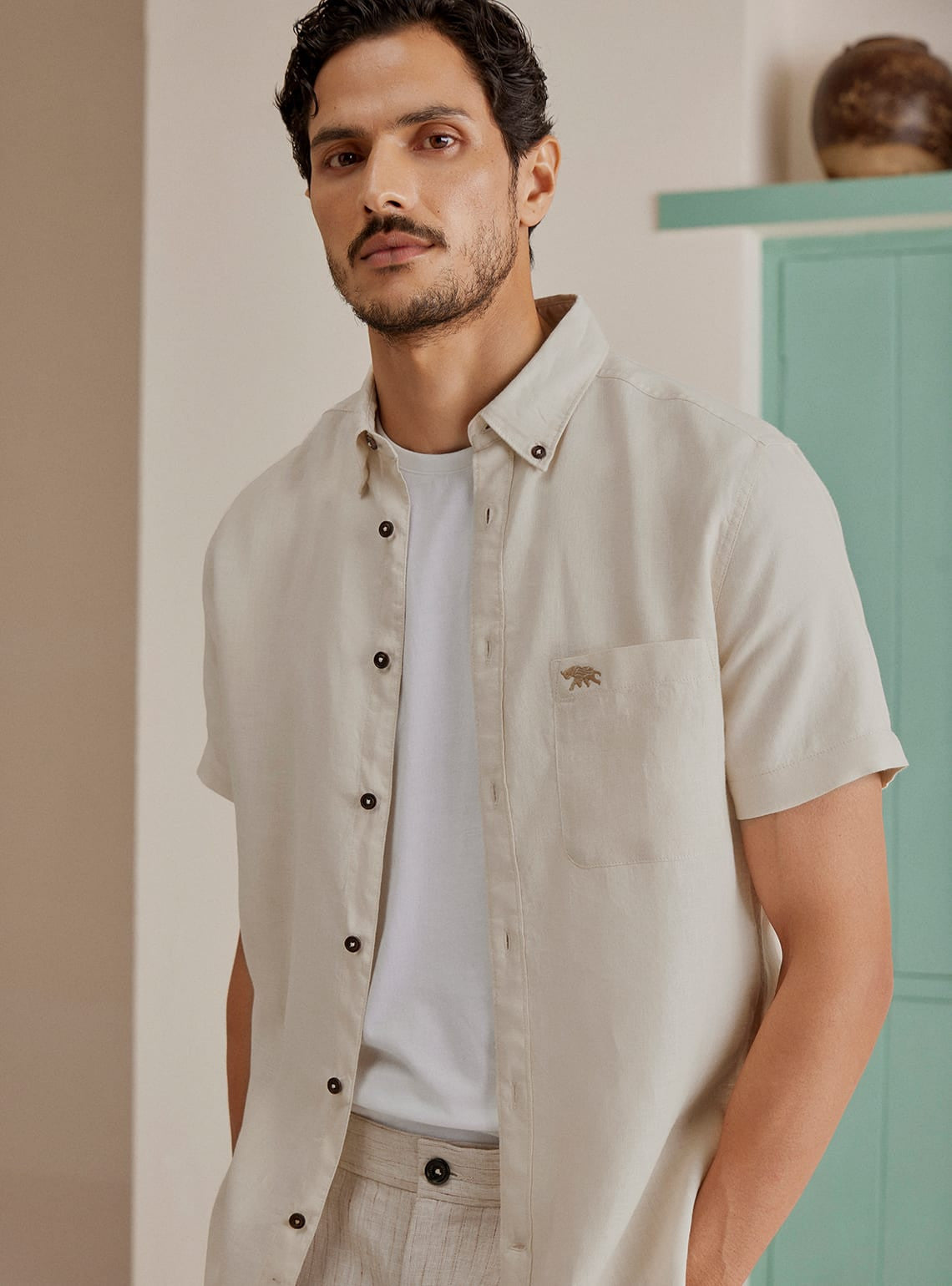 Parchment Linen Shirt