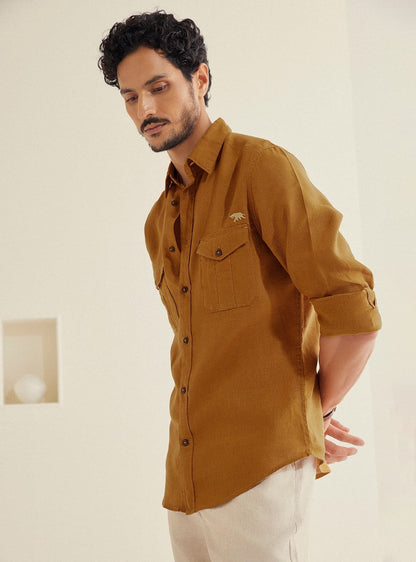 Aztec Linen Shirt