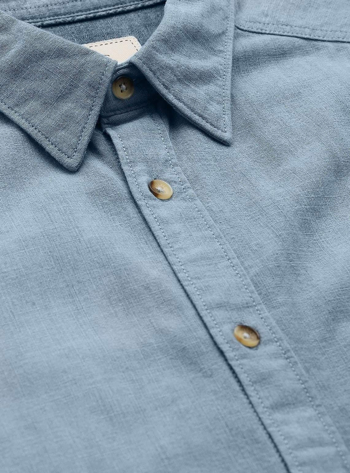 Gull Indigo Cotton Shirt