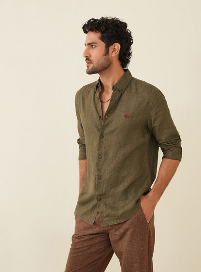 Pinecone Linen Shirt