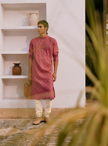 Gulaab Cotton-Silk Kurta