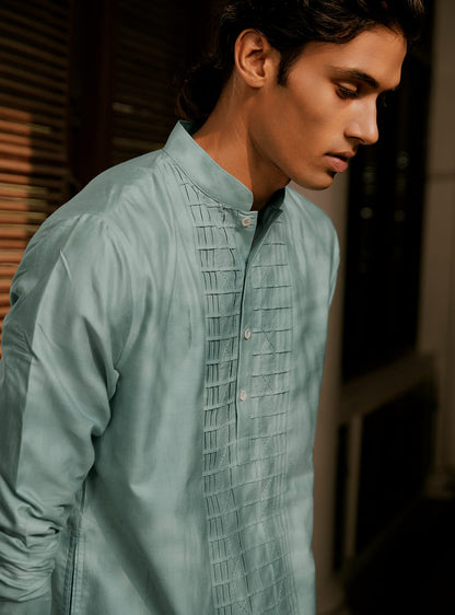 Firoza Cotton-Silk Kurta