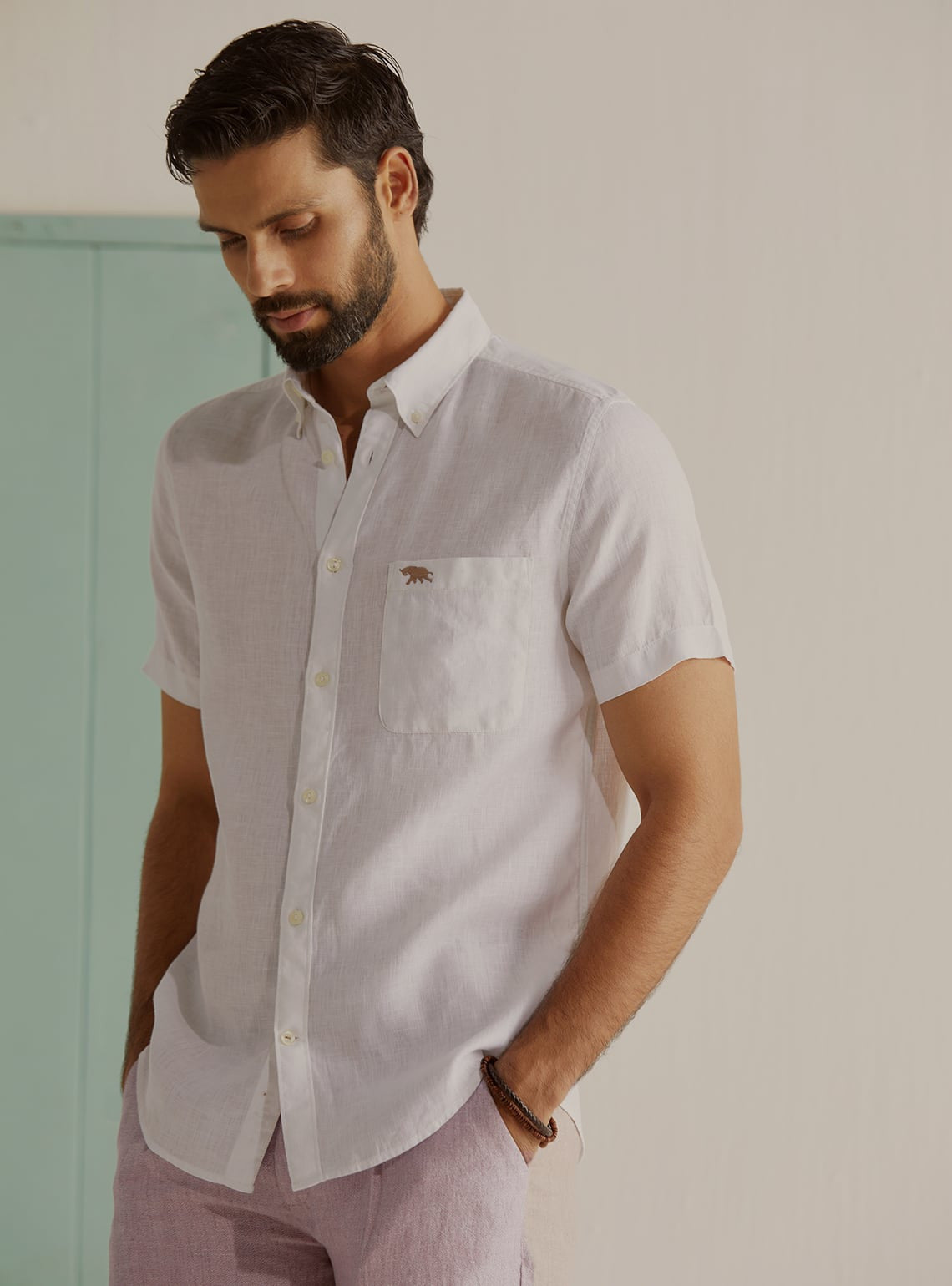 Ivory Linen Shirt