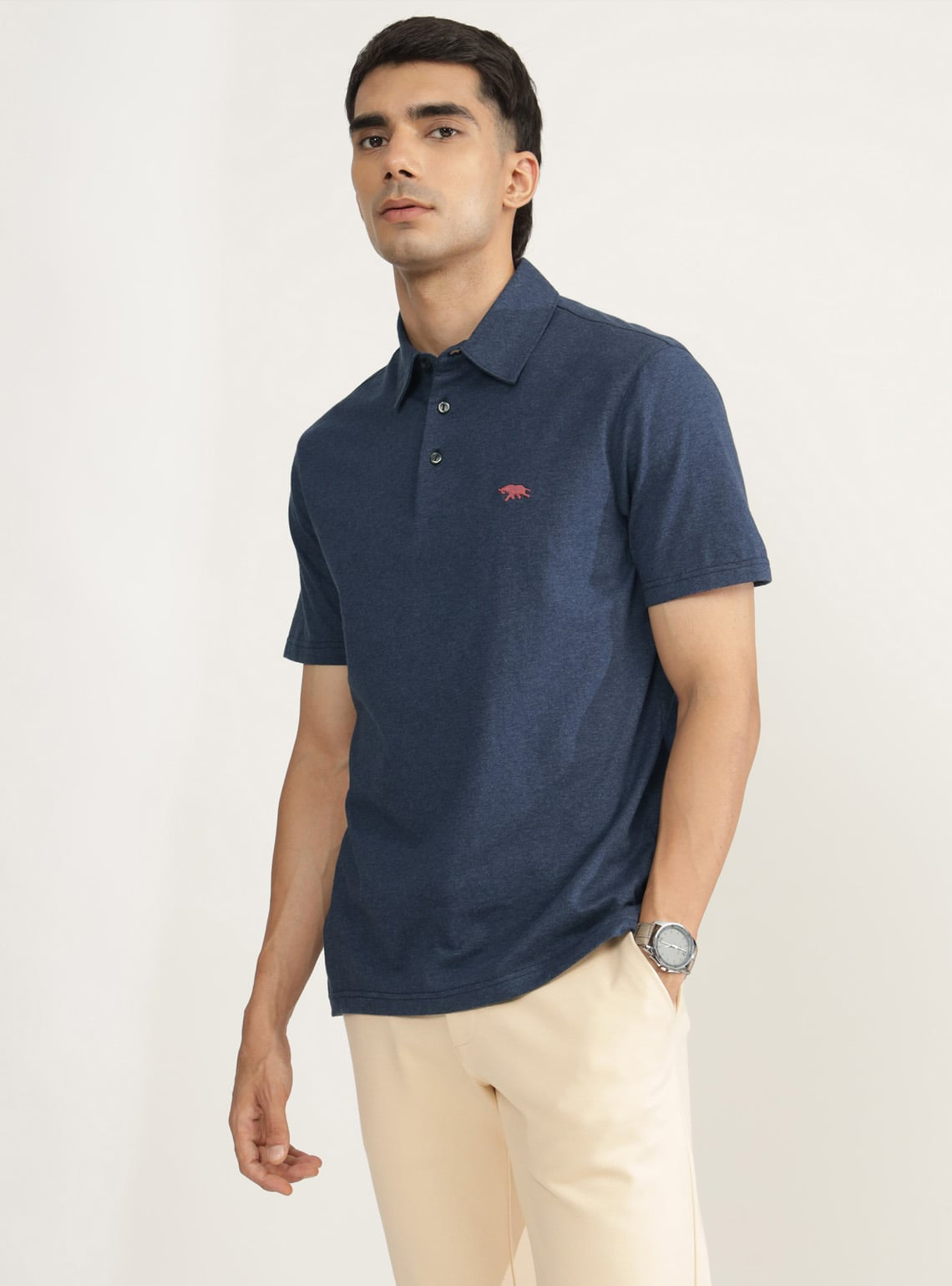 Baltic Cotton Melange Polo