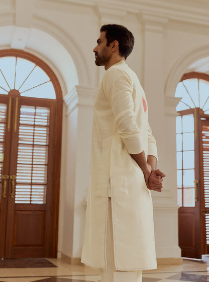 Vellai Cotton-Silk Kurta