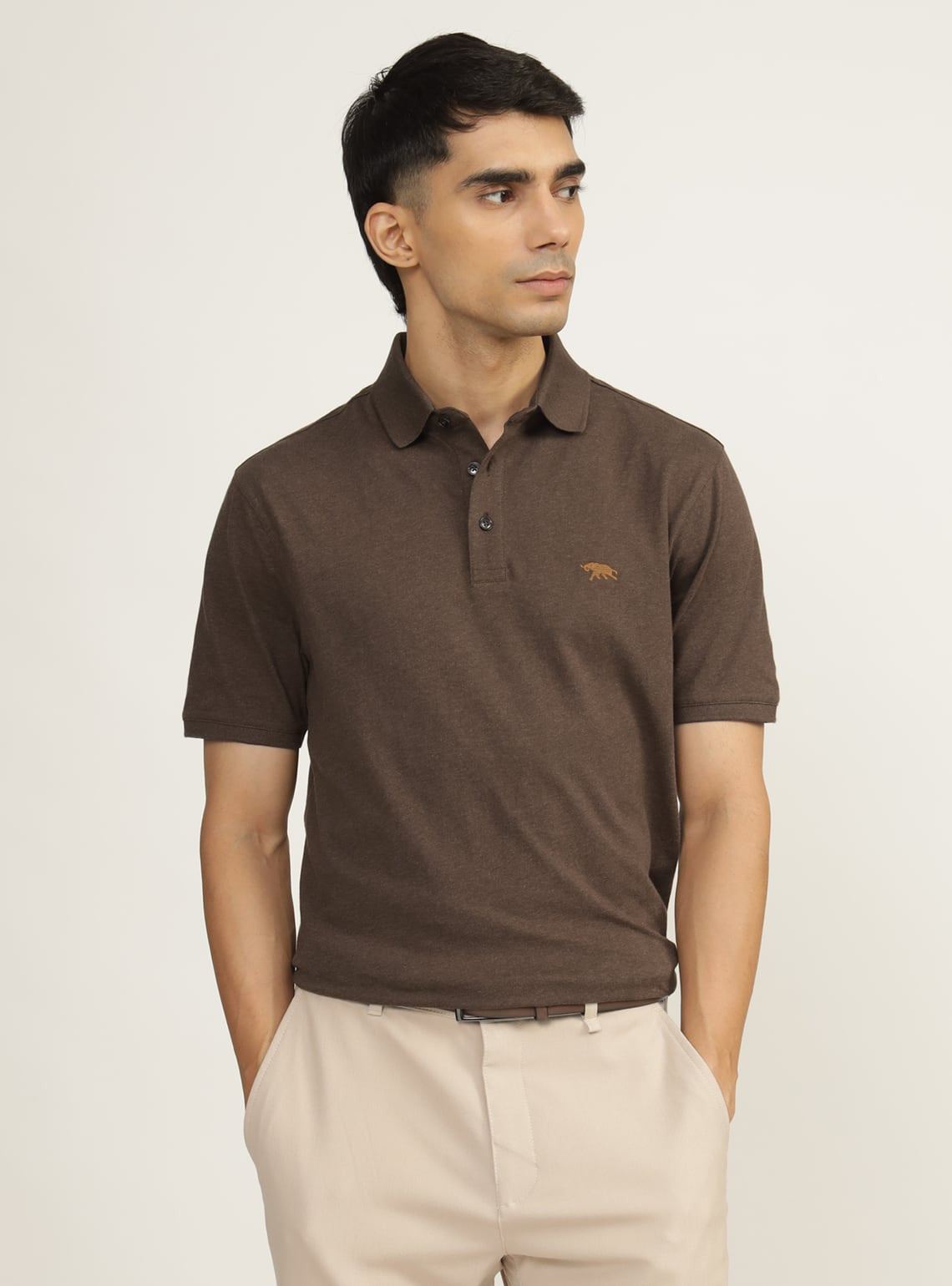 Paco Brown Melange Polo