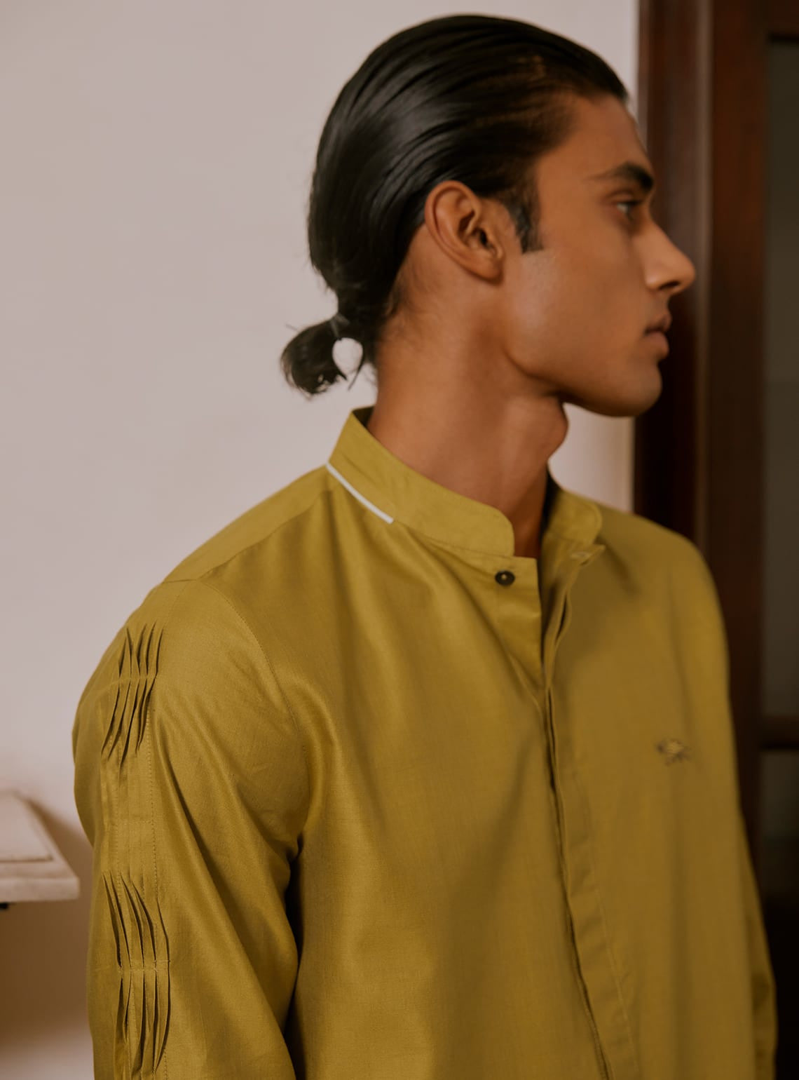 Henna Cotton-Silk Kurta