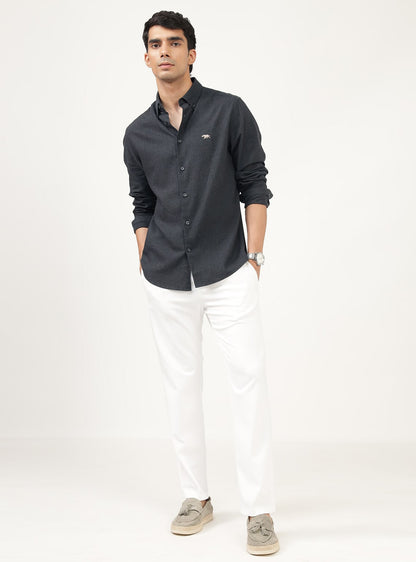 Onyx Cotton Melange Shirt