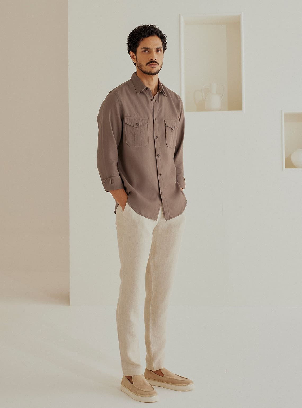 Clay Linen Shirt