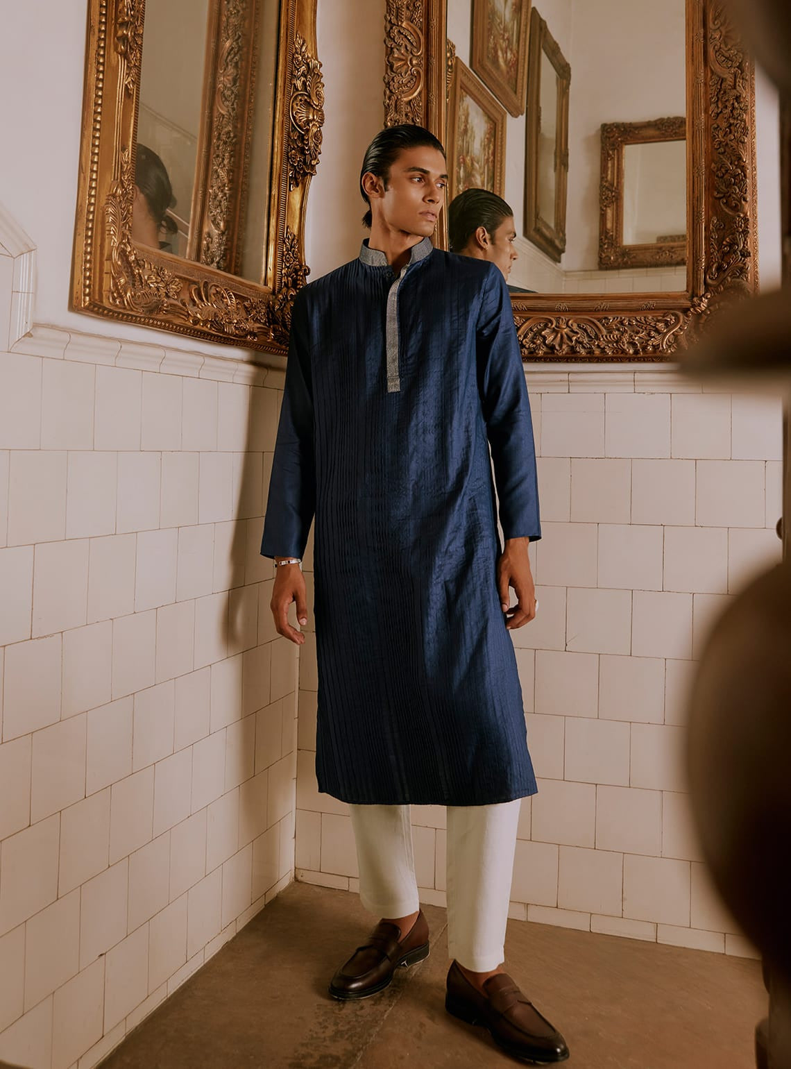 Neel Viscose-Silk Kurta