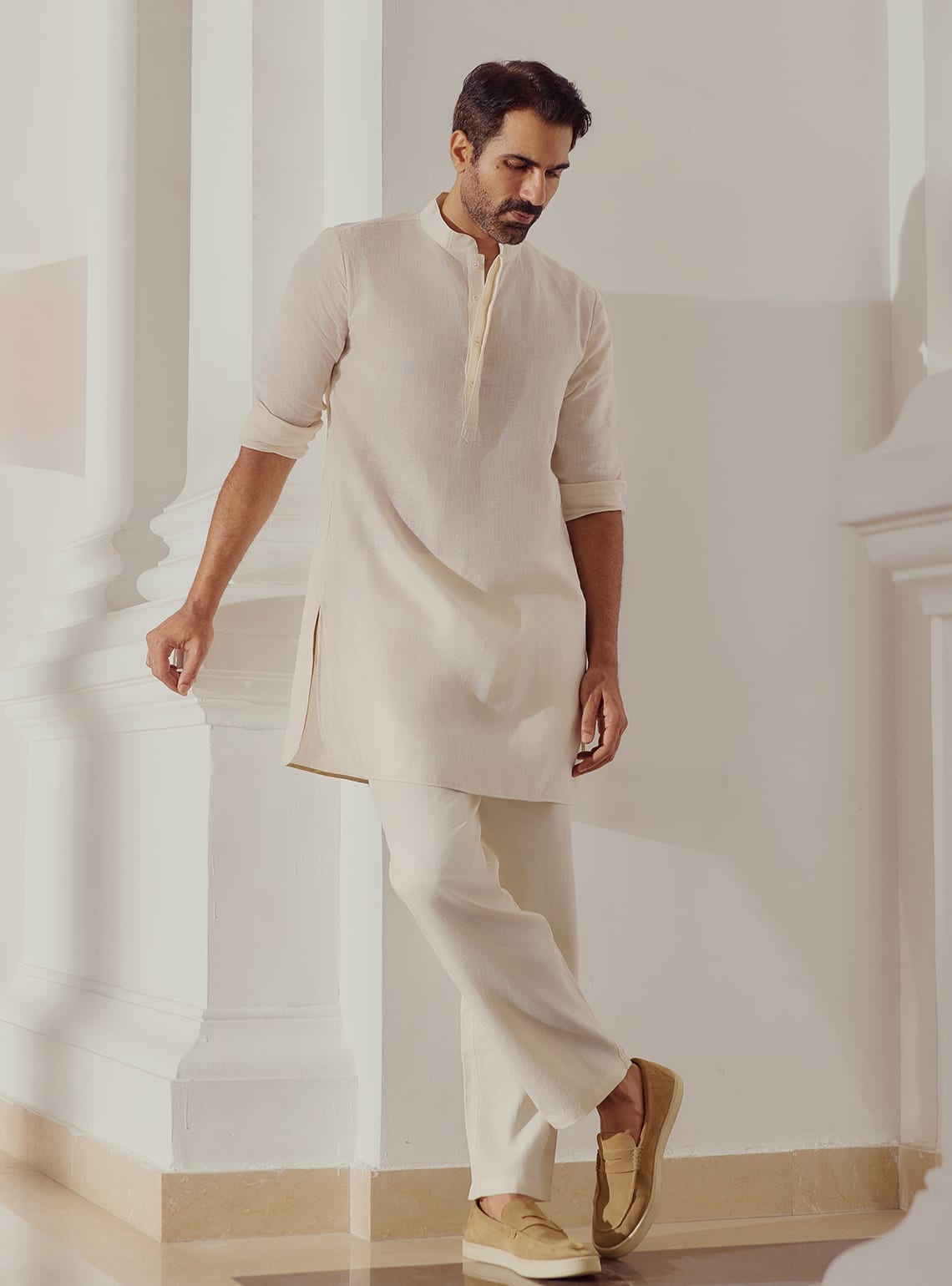 Suriyan Linen Kurta