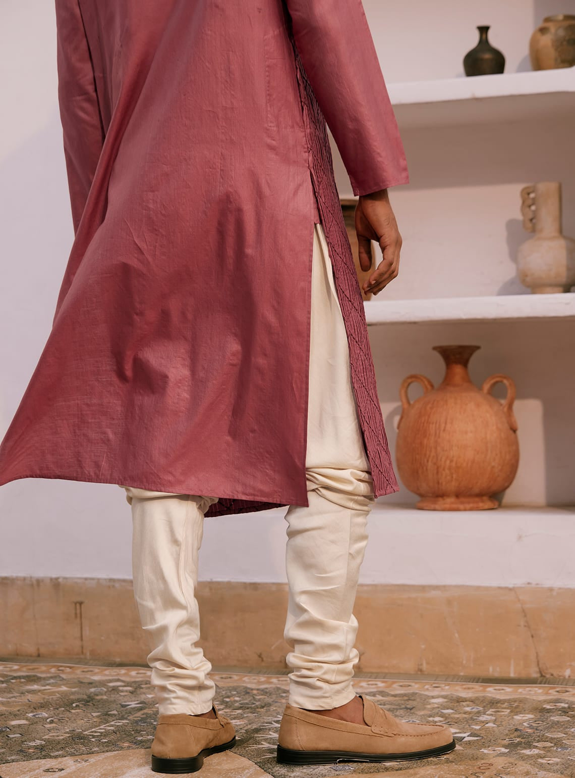 Gulaab Cotton-Silk Kurta