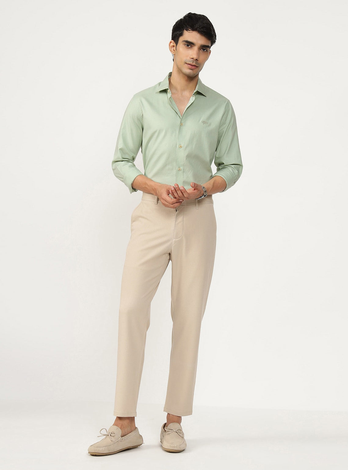 Green Tea Cotton Shirt