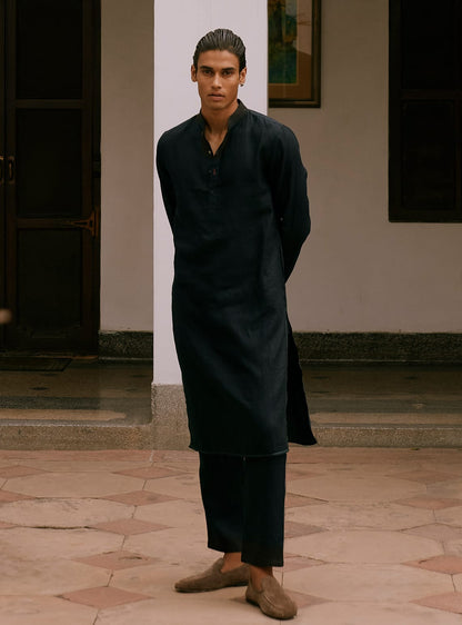 Koyal Linen Kurta