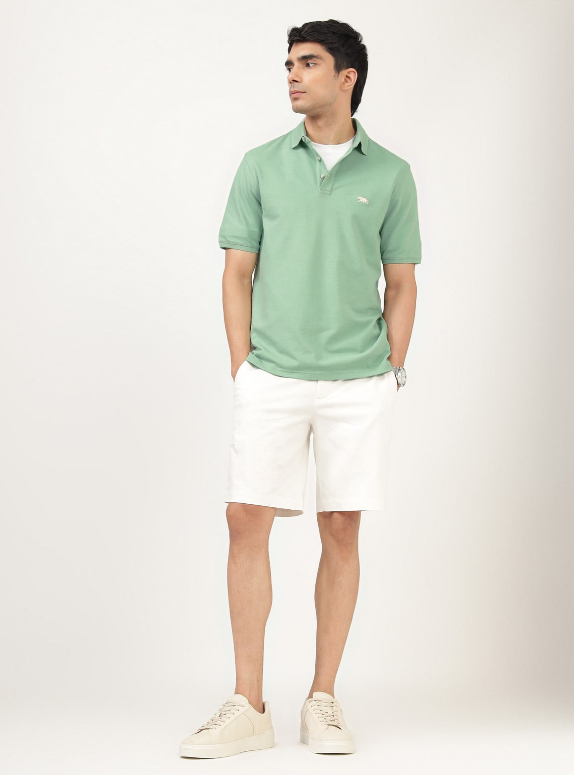 Sea Mist Pique Polo