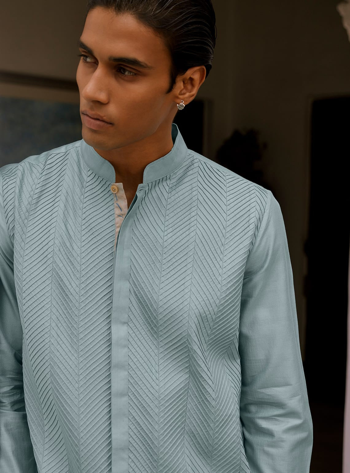 Matsya Cotton-Silk Kurta