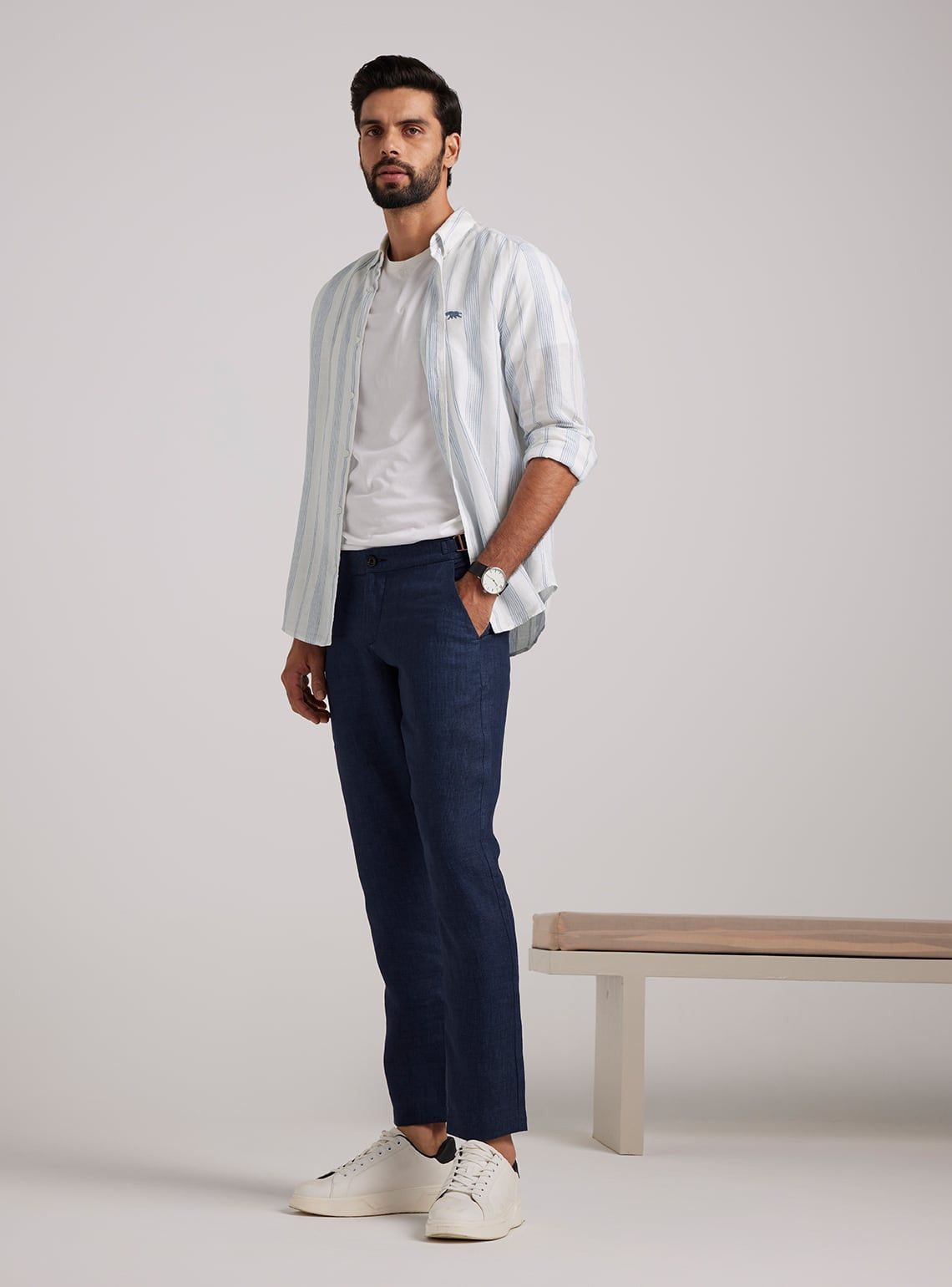 Deep Sea Linen Pants