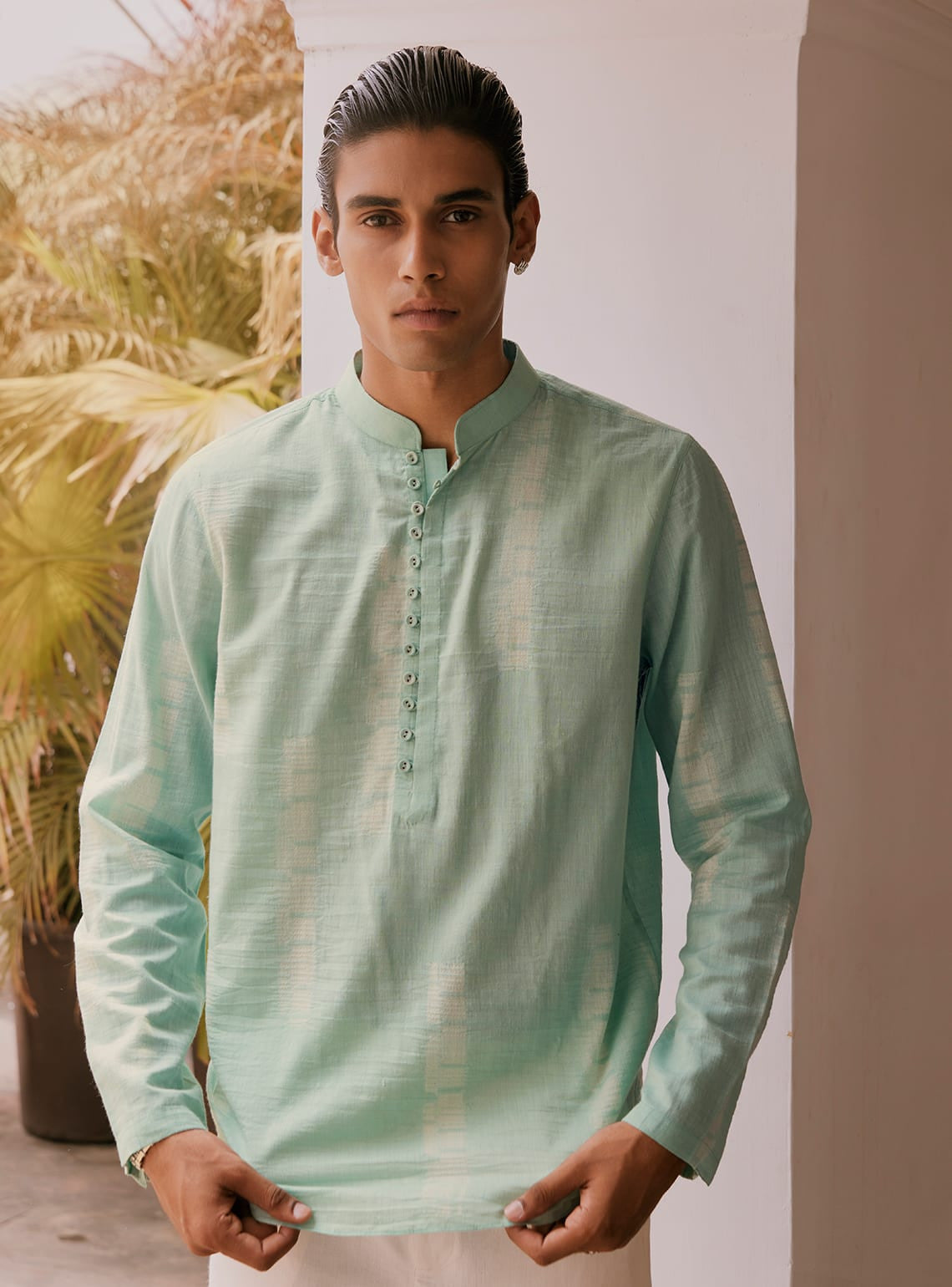 Gagan Cotton-Silk Shirt