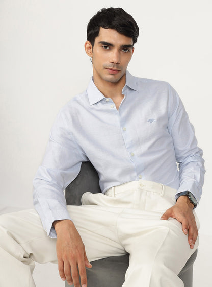 ghost-blue-cotton-linen-shirt