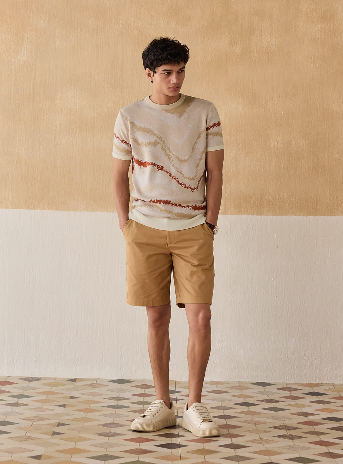 Terracotta Beige Crew