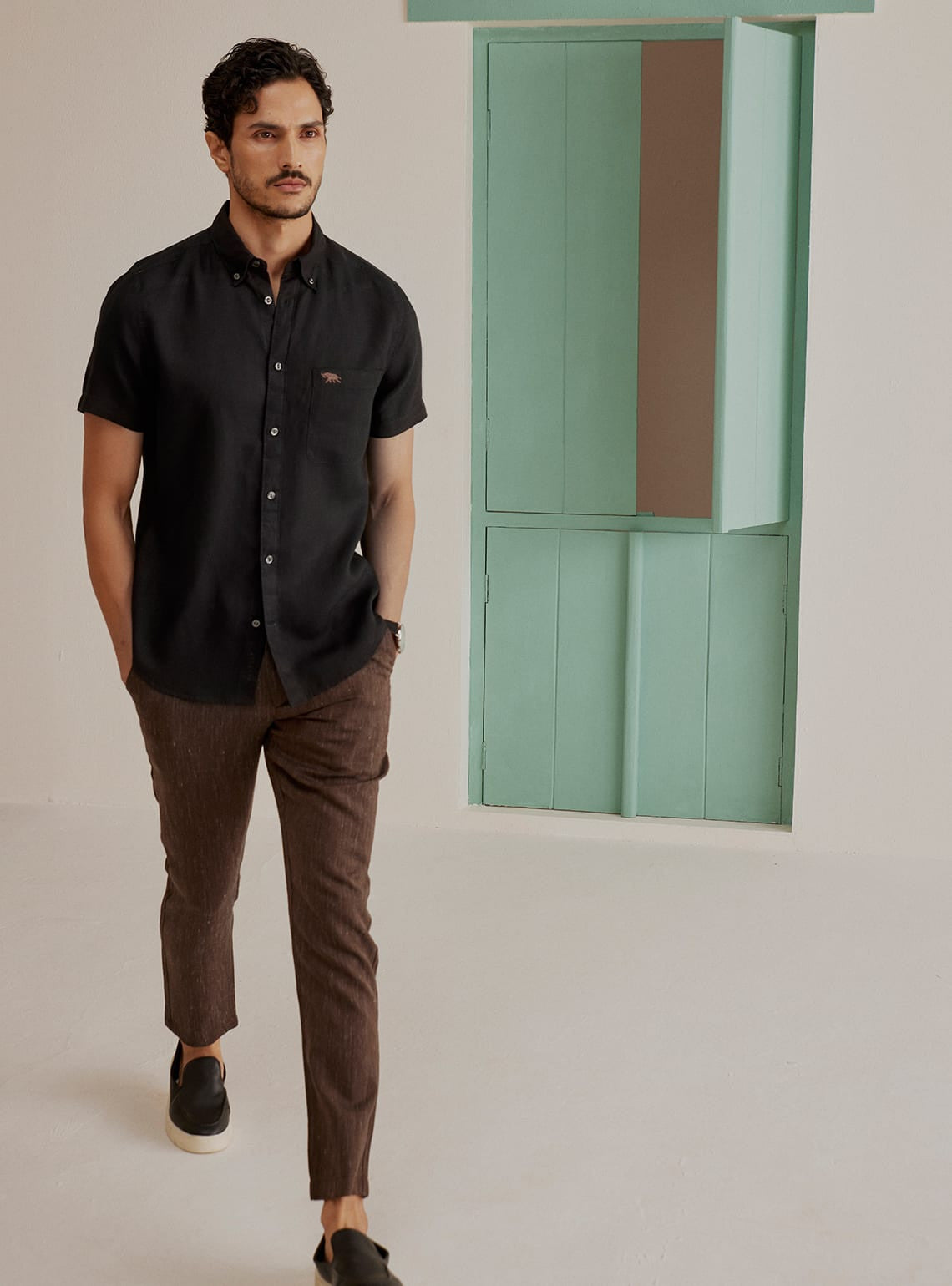 Obsidian Linen Shirt