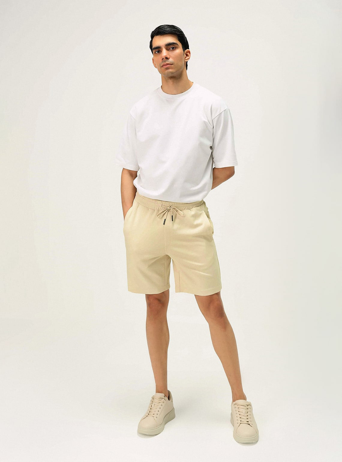 Vanilla Beige Shorts