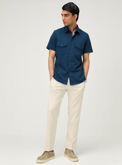 Nile Blue Shirt-Half