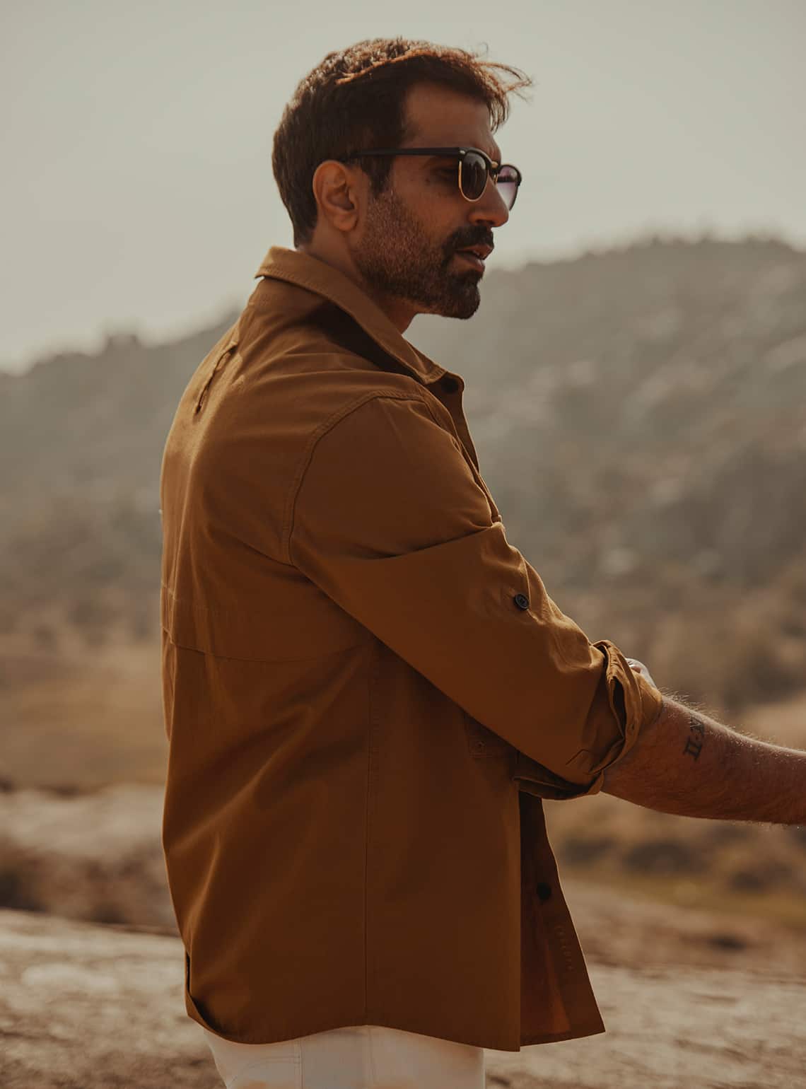 Corbett Ochre Overshirt