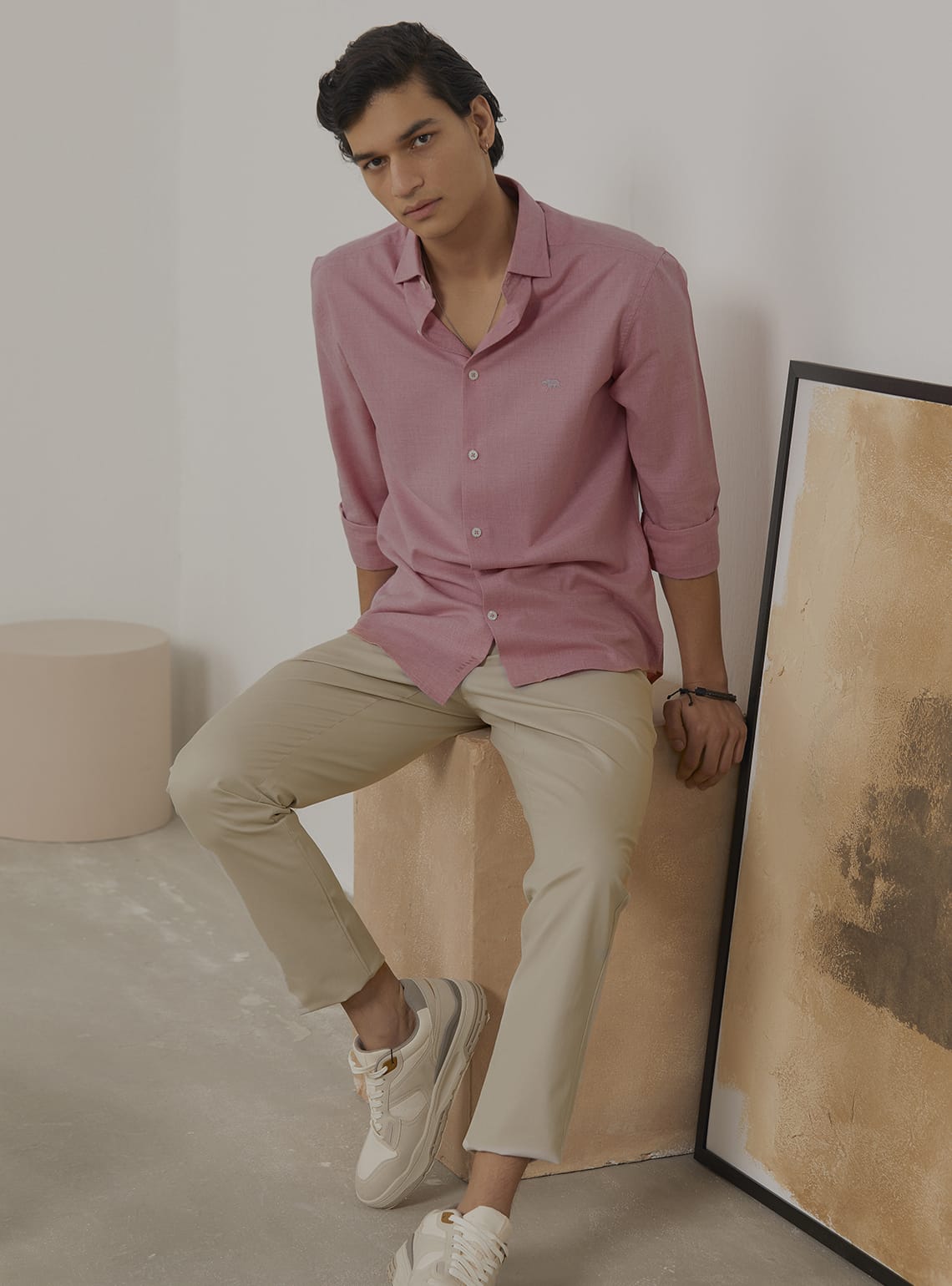 Sunset Mauve Melange Shirt