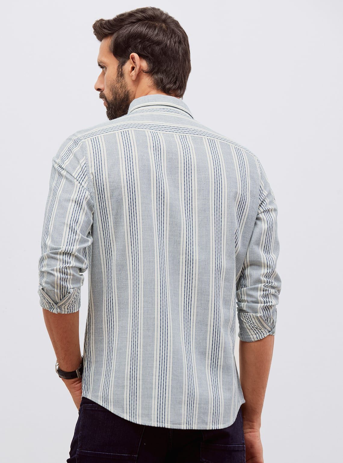 Ghost Indigo Cotton Shirt