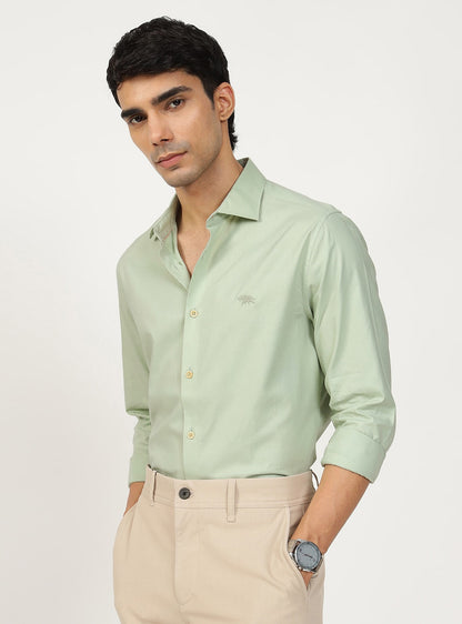 Green Tea Cotton Shirt