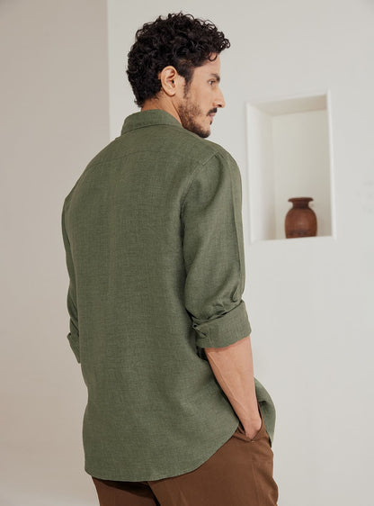 Kelp Linen Shirt