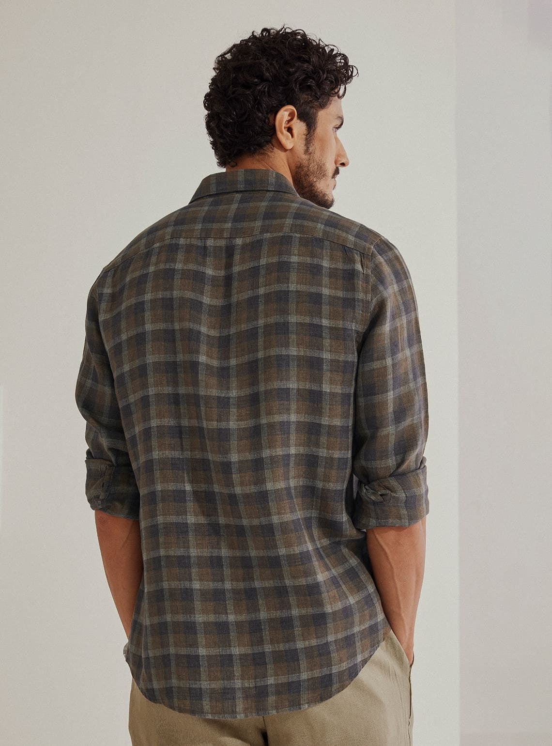 Dune Check Linen