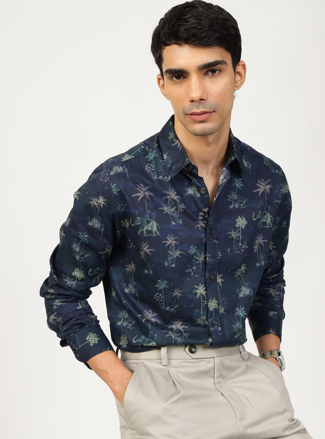 Evening Oasis Cotton Shirt