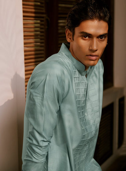 Firoza Cotton-Silk Kurta