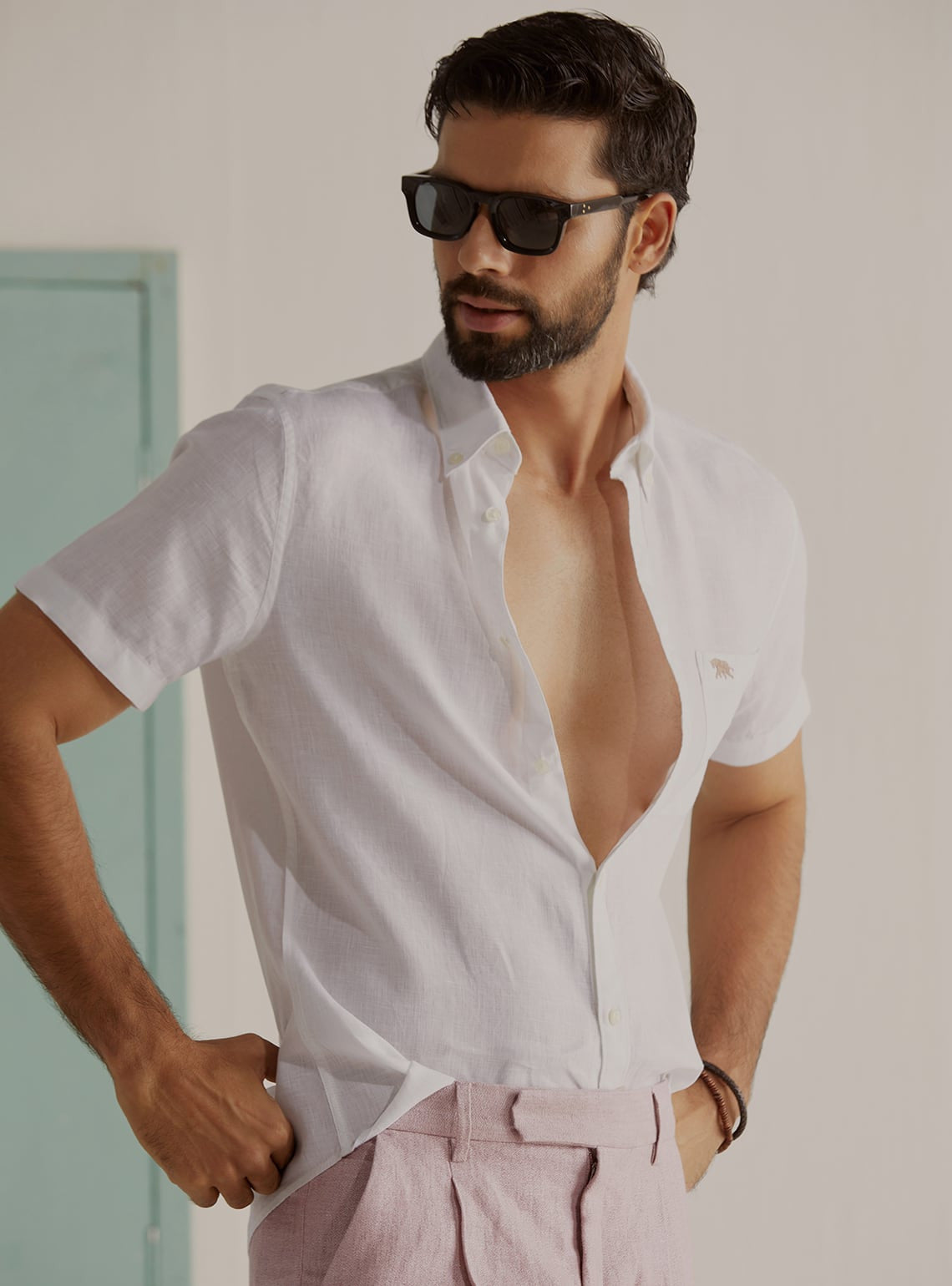 Ivory Linen Shirt