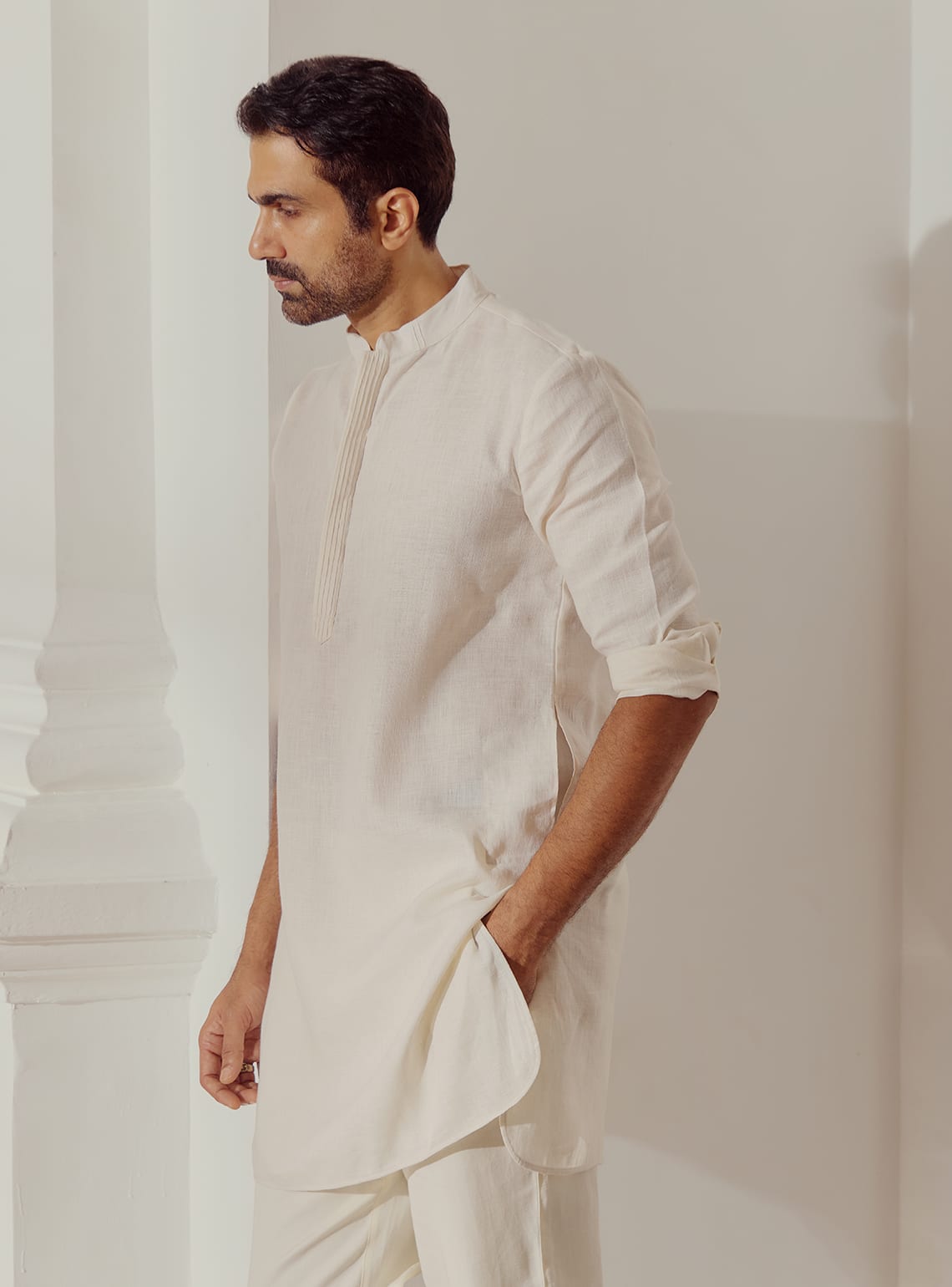 Suriyan Linen Kurta